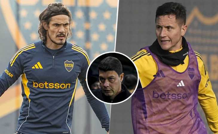La exigencia de Sebastián Battaglia a Edinson Cavani y Ander Herrera: “Con eso no alcanza”
