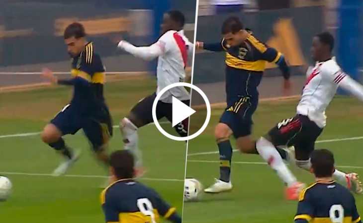 La falta sobre Gonzalo Gelini en el Superclásico de Reserva que reclamó todo Boca