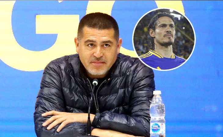 La firme frase de Juan Román Riquelme que marca el futuro de Edinson Cavani en Boca