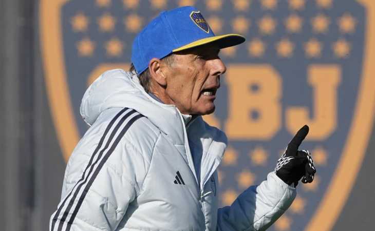 La firme medida de Russo con el plantel de Boca para la vuelta al trabajo