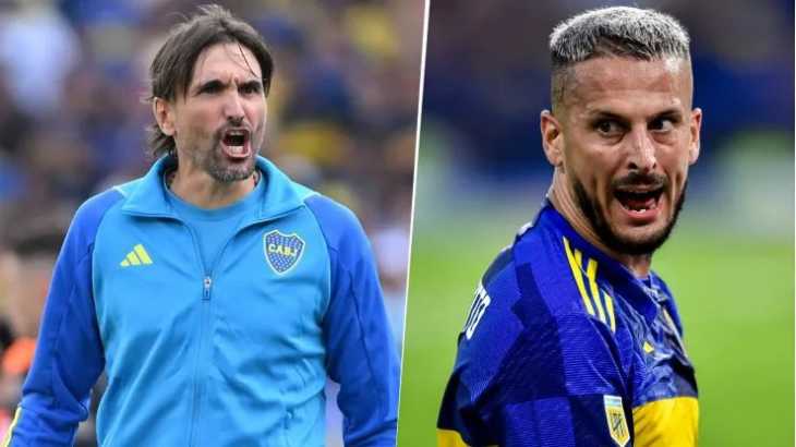 La frase de Benedetto a Diego Martínez que desató la furia del DT de Boca