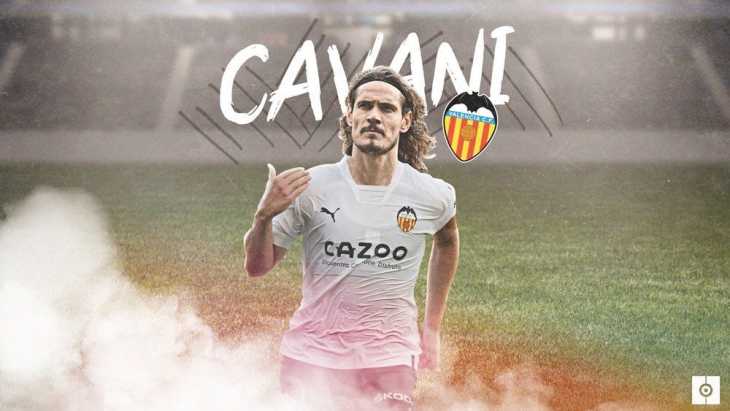 La frase de Cavani en su llegada a Valencia que provocó asombro en Boca y sobre todo en Riquelme