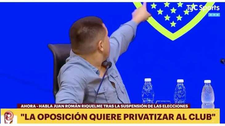 La frase de Riquelme que desató la ovación de todos los periodistas