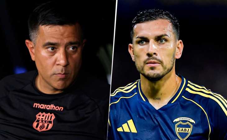 La frase en inglés del DT de Barcelona de Ecuador que descolocó a Leandro Paredes