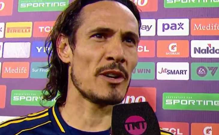 La fuerte frase de Cavani a las críticas que recibió en Boca: “Hay que...”