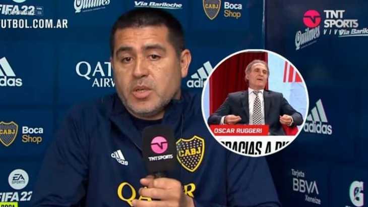 La fuerte respuesta de Riquelme a Ruggeri: Lo que dice ese muchacho no cuenta