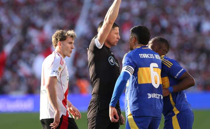 La gastada de la cuenta oficial de River a Marcos Rojo en Twitter: “Pintado de…”