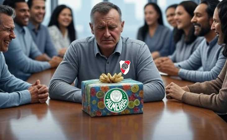 La gastada del año: el jefe hincha de River que recibió un regalo especial de los empleados de Boca tras la eliminación de la Copa Libertadores 2025