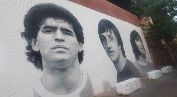 La historia detrás del mural de Maradona en Nueva York