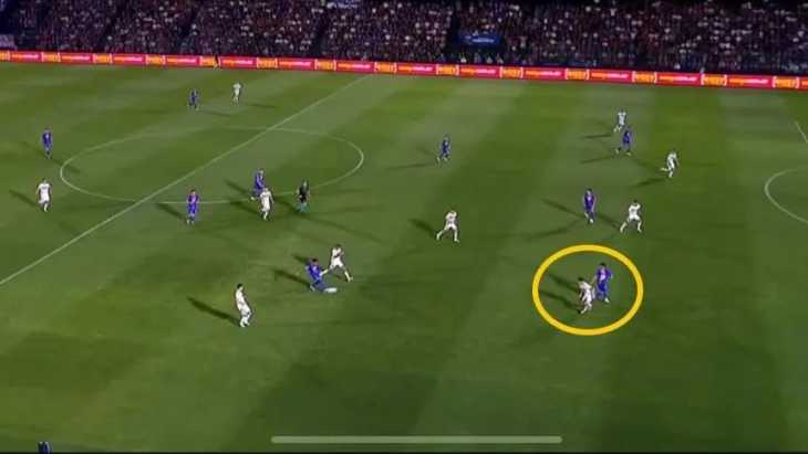 La idea de Gago se vio en el segundo tiempo