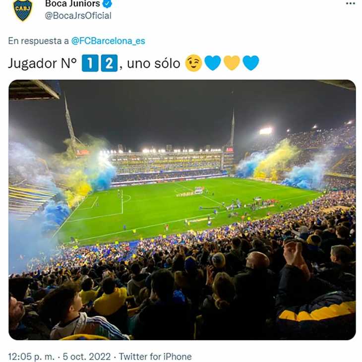 La impensada polémica entre Boca Juniors y el Barcelona en las redes sociales