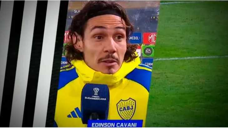 La insólita pregunta que fastidió a Edinson Cavani tras la goleada de Boca: Yo qué se