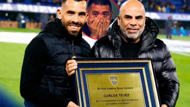 La lapidaria frase de Tevez sobre Riquelme tras el homenaje en la Bombonera