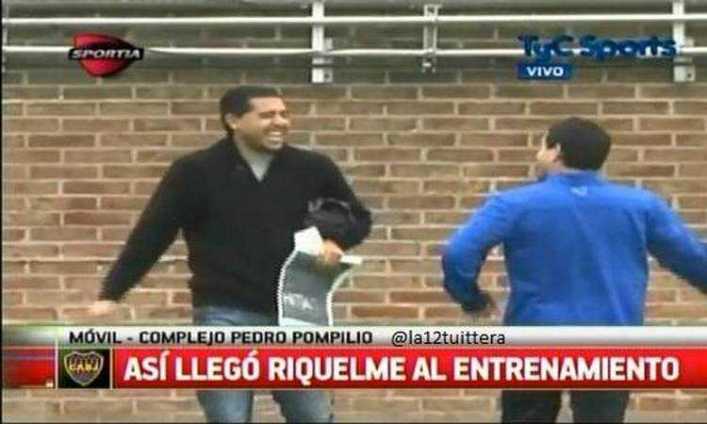 La lesión de Riquelme no es grave
