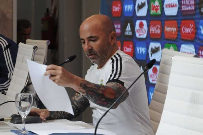 La lista de Sampaoli