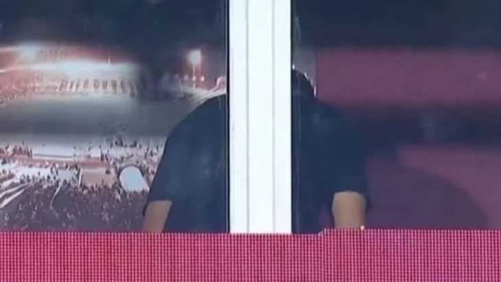 La llamativa reacción de Riquelme tras el segundo gol de Lanús ante Boca