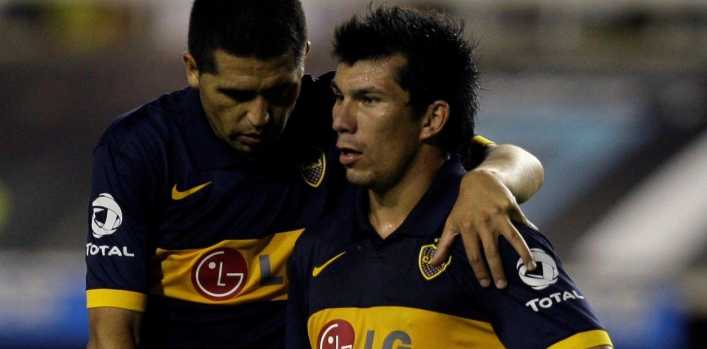 La locura de Medel en Boca La locura de Medel en Boca