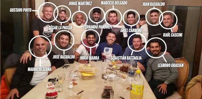 La mesa chica de Román