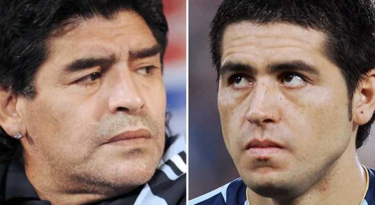 La pelea de Maradona y Riquelme que jamás se arregló
