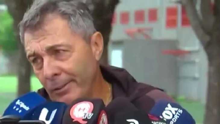 La picante frase del DT de Huracán contra la prensa a horas de la definición