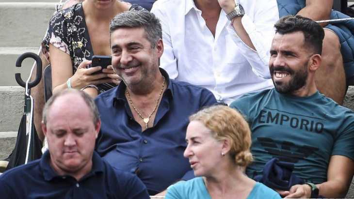 La política de Boca se metió en la Copa Davis: por qué Tevez y Angelici se mostraron juntos