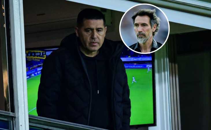 La postura de Riquelme con Eduardo Domínguez, en medio de los rumores que vinculan al DT con Boca