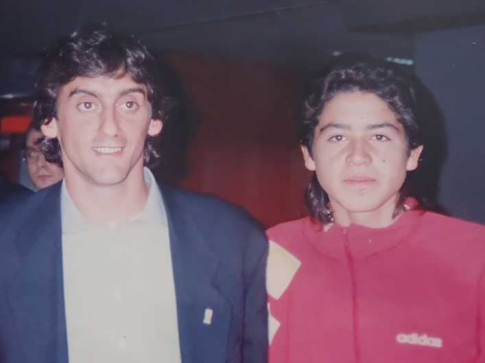 La pregunta de un joven Riquelme a Enzo Franscescoli