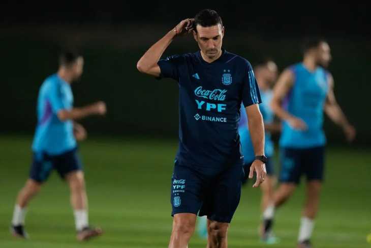 La primera formación que Scaloni tiene en mente para el debut del Mundial frente a Arabia Saudita