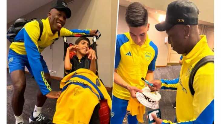 La promesa que hizo Luis Advíncula a un niño hincha de Boca a horas del Superclásico