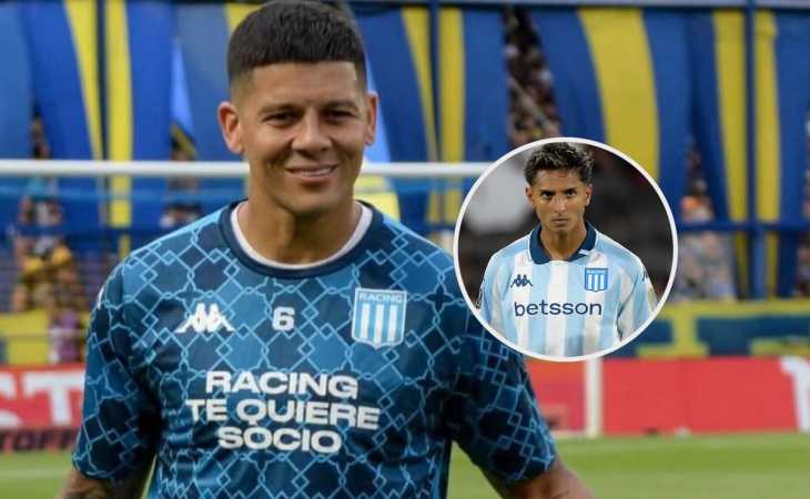 La reacción de Marcos Rojo a la victoria de Racing y a los cantitos de La Bombonera contra Almendra