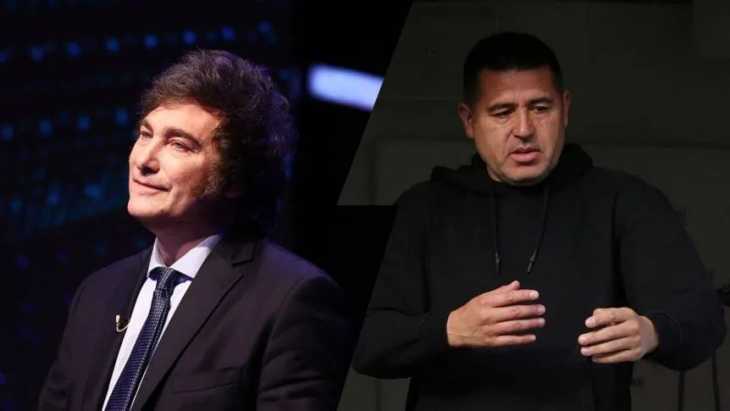 La respuesta de Riquelme a Milei tras su apoyo a Macri para las elecciones en Boca