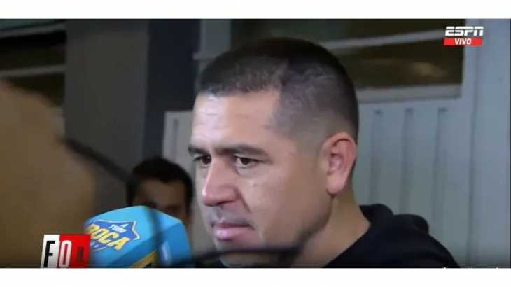 La respuesta de Riquelme cuando le preguntaron por qué entró al vestuario de Boca tras la eliminación contra Estudiantes