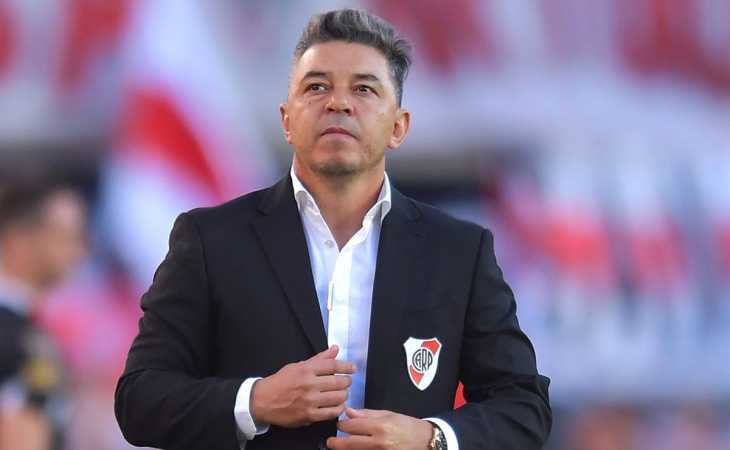 La sutil chicana de Marcelo Gallardo a Gago por la línea de 5 de Boca: “Al verlo así...”