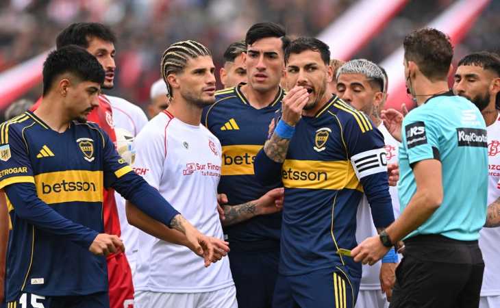 Las dos expulsiones que Barracas Central debió tener ante Boca y no se cobraron