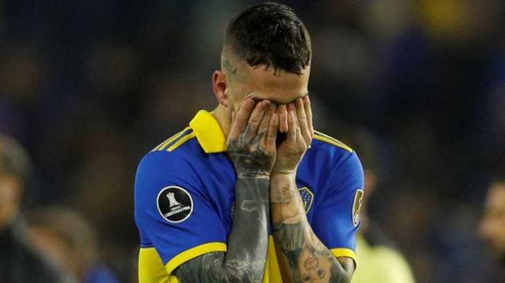 Las lágrimas de Benedetto tras la eliminación de Boca en una de las noches más difíciles de su carrera