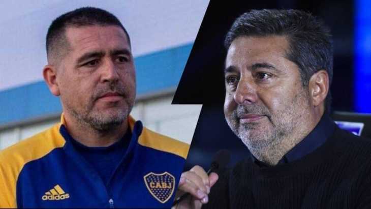 ¿Le negó el saludo? Riquelme y Angelici, cara a cara en Conmebol