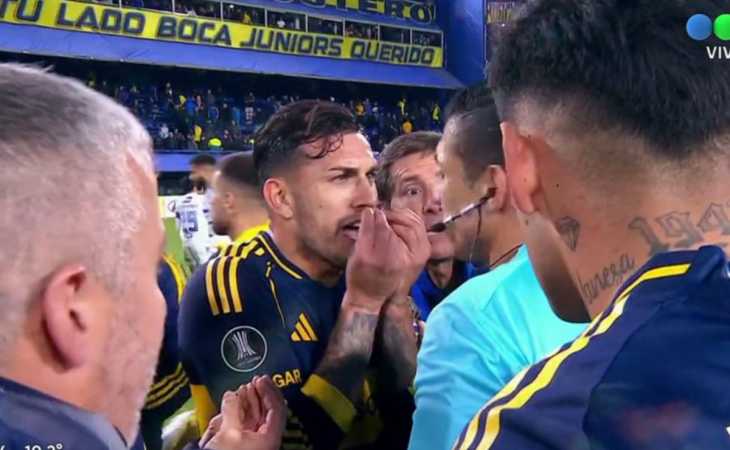 Leandro Paredes enfrentó al árbitro de Boca-Cruzeiro: “Es una vergüenza lo que hiciste”