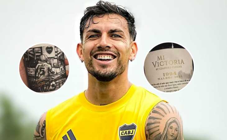 Leandro Paredes presentó su nuevo vino, especialmente dedicado a su vuelta a Boca, con un emotivo mensaje y detalles xeneizes