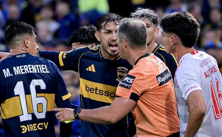 Leandro Paredes y su enojo con el árbitro de Boca-Argentinos: “Sos una vergüenza”