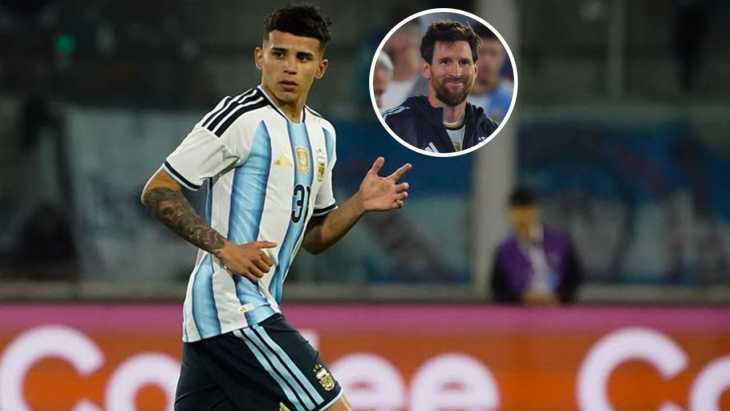 Leonel Flores despidió a Messi con un mensaje y contó qué le dijo en la cancha