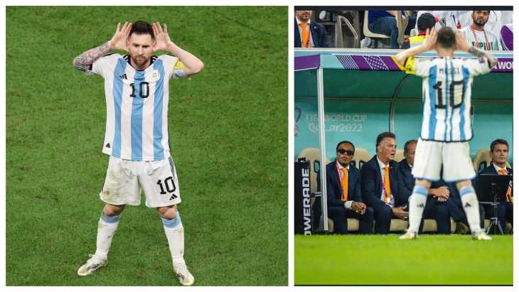 Lionel Messi consuma la venganza de Riquelme contra Louis Van Gaal
