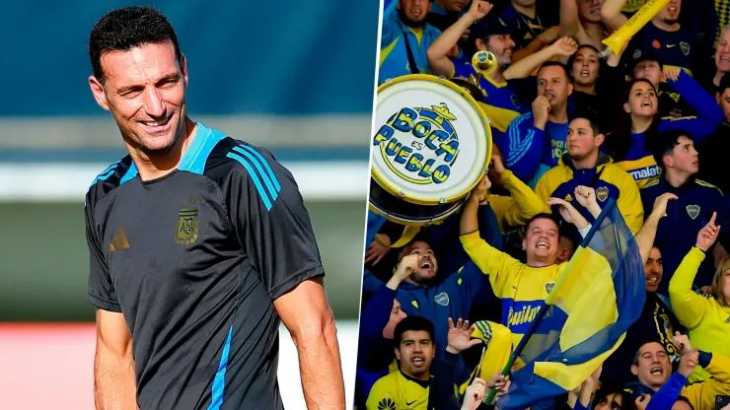 Lionel Scaloni tomó una decisión que festejaron todos los hinchas de Boca: Gracias