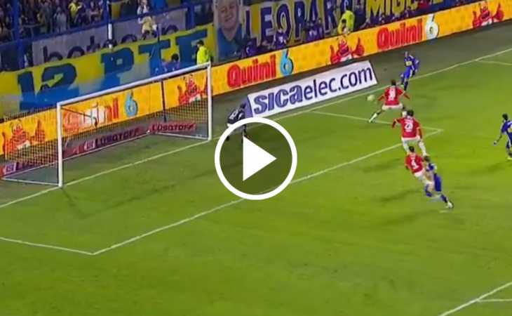 Lo tuvo Boca: el increíble gol que se perdió Carlos Palacios ante Independiente