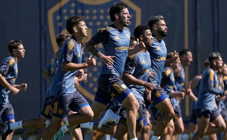 Los 5 apartados de Boca que siguen entrenando por fuera del plantel en el predio de Ezeiza