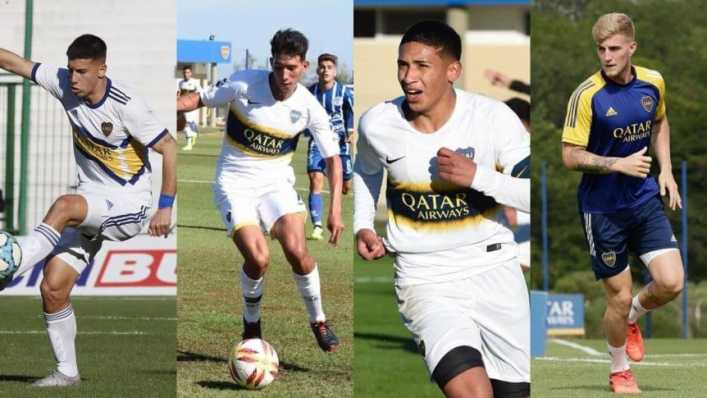 Los 6 juveniles de Boca que están haciendo su primera pretemporada con el primer equipo
