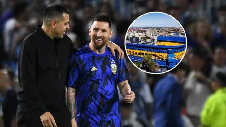 Los elogios de Lionel Messi y Andrés Iniesta a la Bombonera según Juan Román Riquelme
