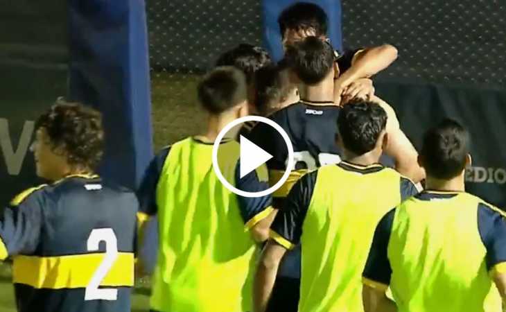 Los goles de la Reserva de Boca, que eliminó a River y es finalista
