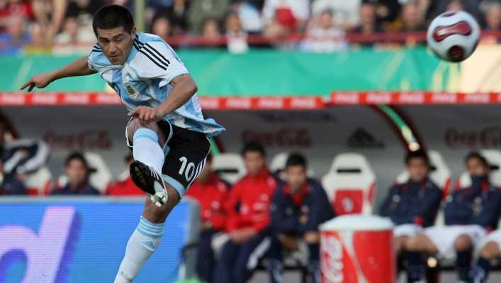 Los goles de Tiro libre de Riquelme a Chile
