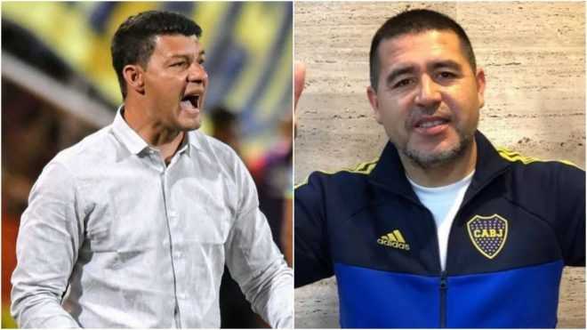 Los nombres que piensa Riquelme si Battaglia no sigue como DT de Boca