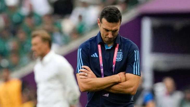 Los señalados de Argentina contra Arabia Saudí: Scaloni, De Paul...